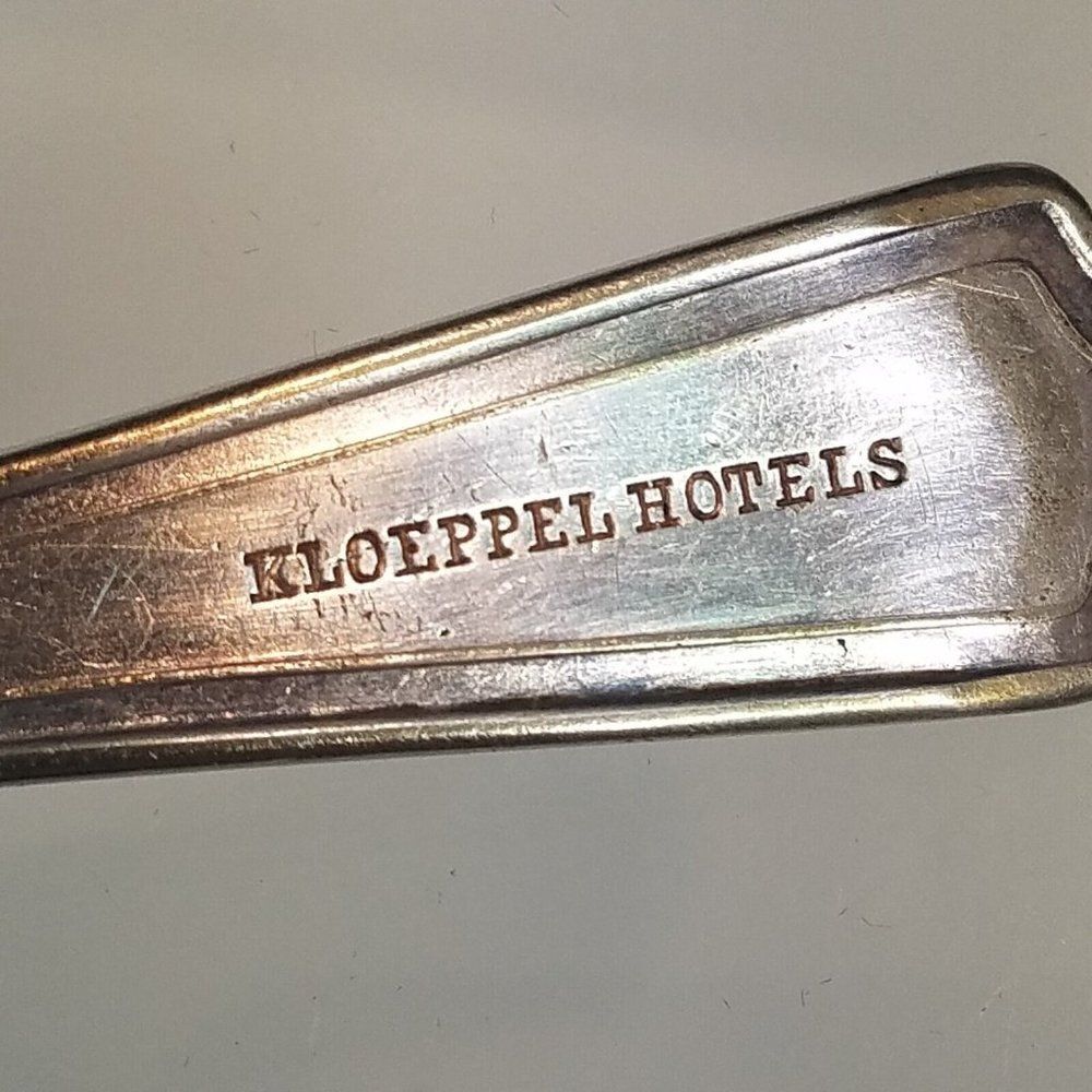 Vintage Kloeppel Hotels In Florida FL Tea Spoon IS CO. XII Hotelware